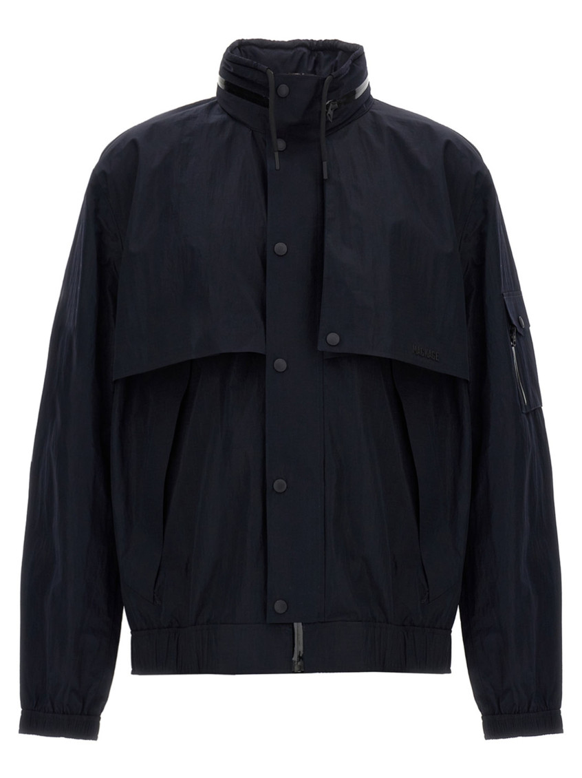 Mackage Blue Garrett Jacket In Blue