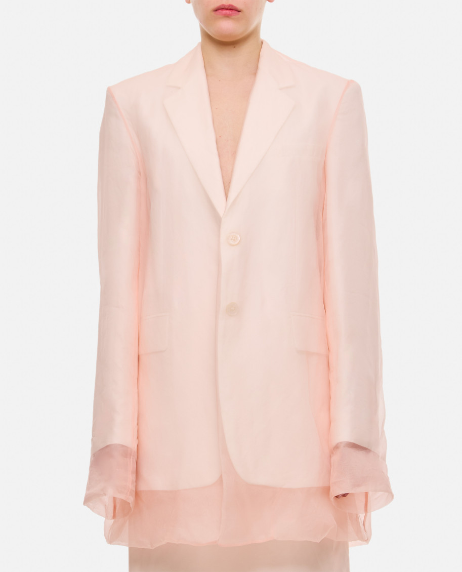 ジャケット SPORTMAX ACACIA SINGLE BREASTED BLAZER Sportmax Acacia Single Breasted Blazer In Pink | ModeSens