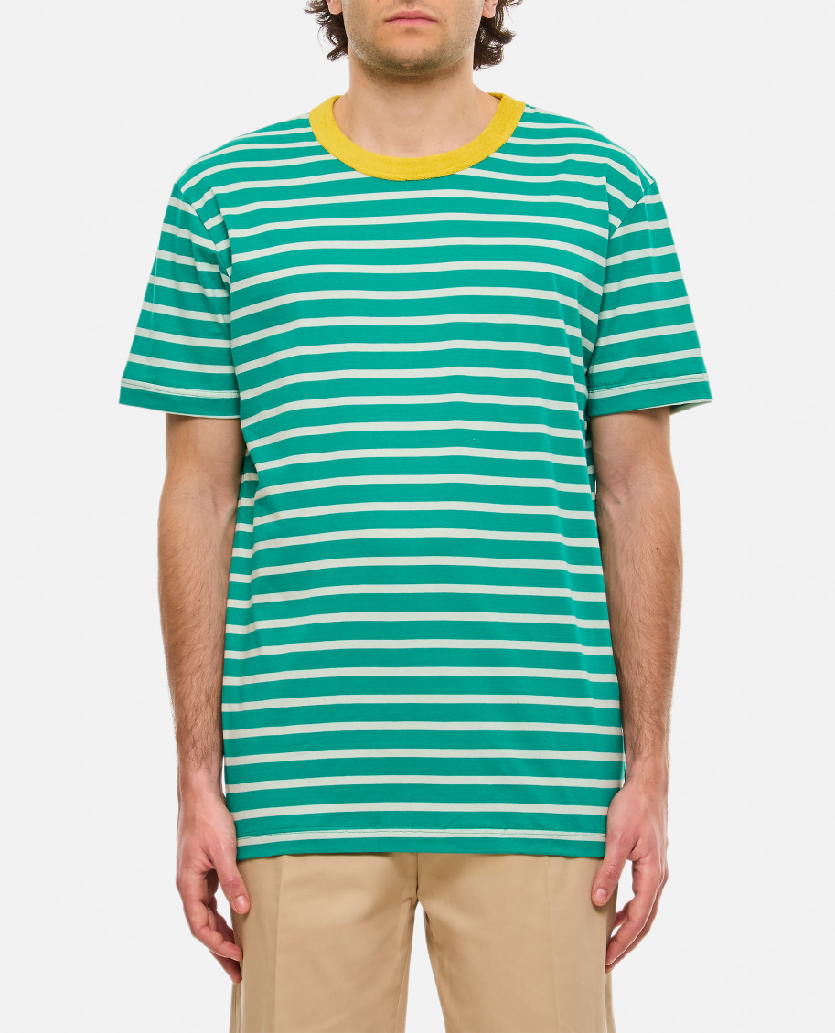 Howlin' Striped-print Crew-neck T-shirt In Multicolor