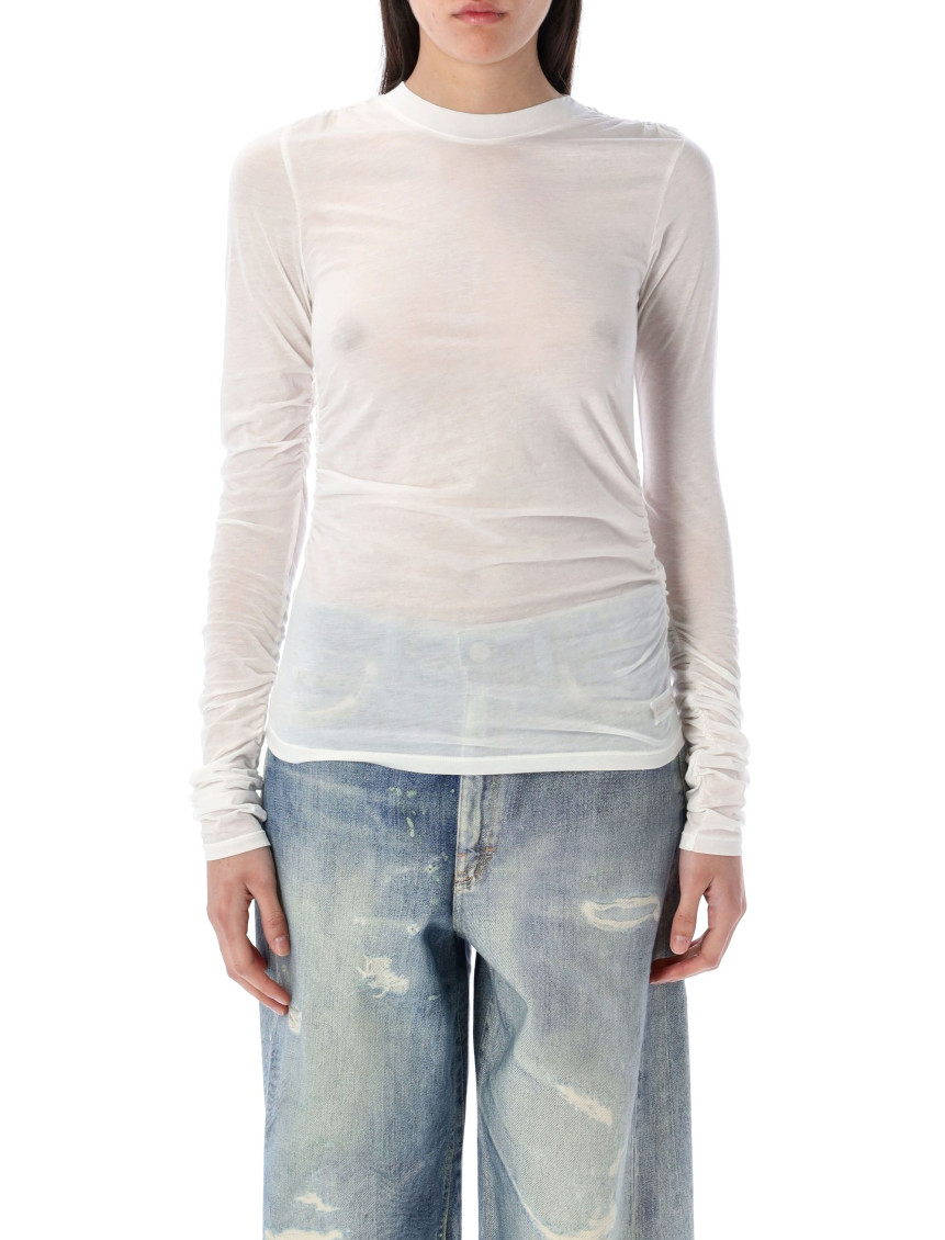 Our Legacy White Strain Slim Long Sleeve T-shirt