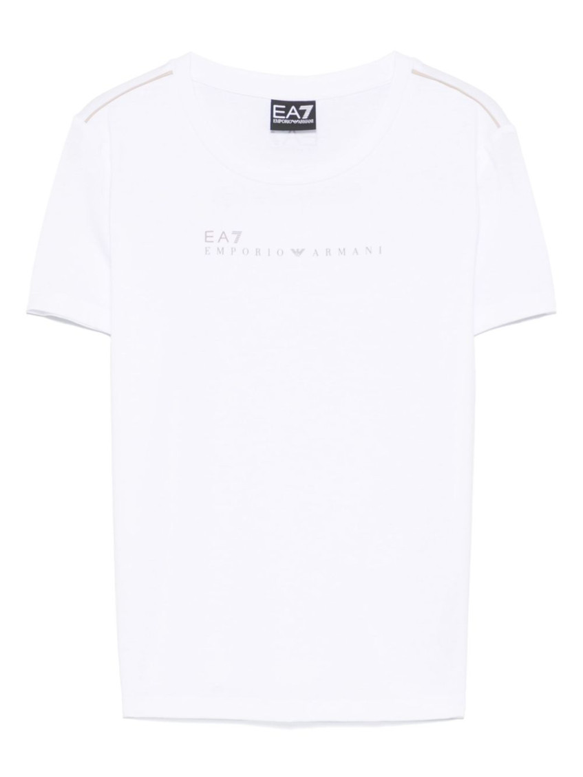 EA7 WHITE LOGO T-SHIRT