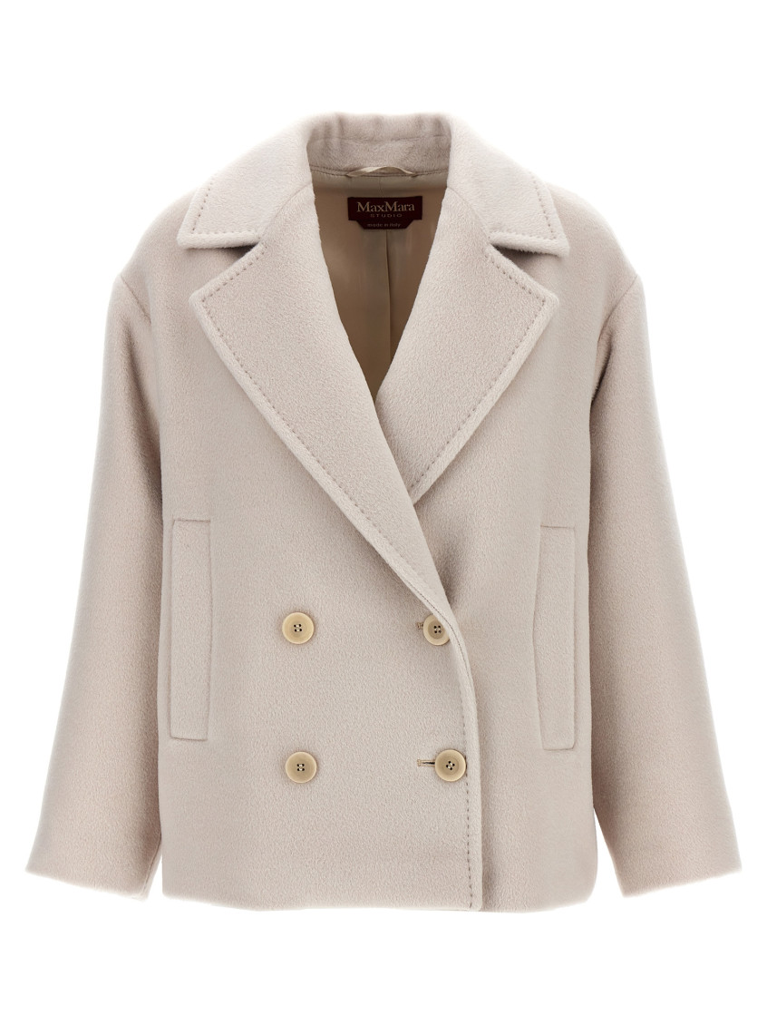 Max Mara Filovia Coats And Trench Coats Beige