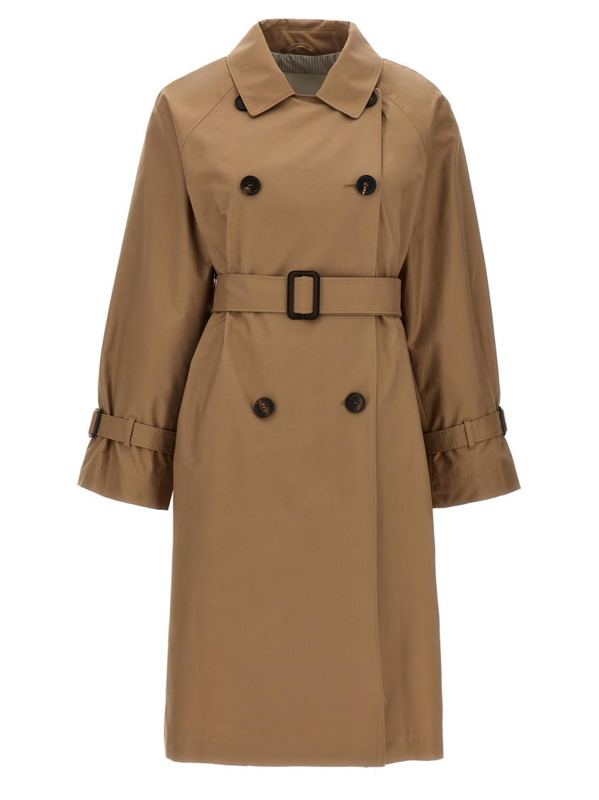 Max Mara Beige Strench Trench Coat
