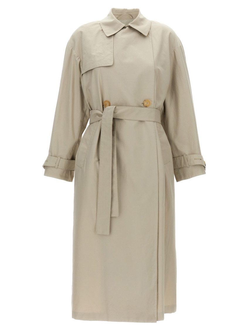 Max Mara Grey Strench Trench Coat