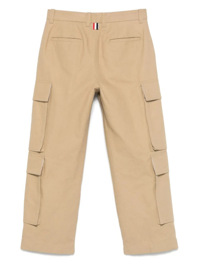 Thom Browne Beige Utility Chino Cargo Trouser In Neutral