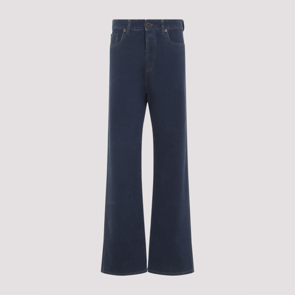 Miu Miu Wide-leg Mid-waist Denim Trousers