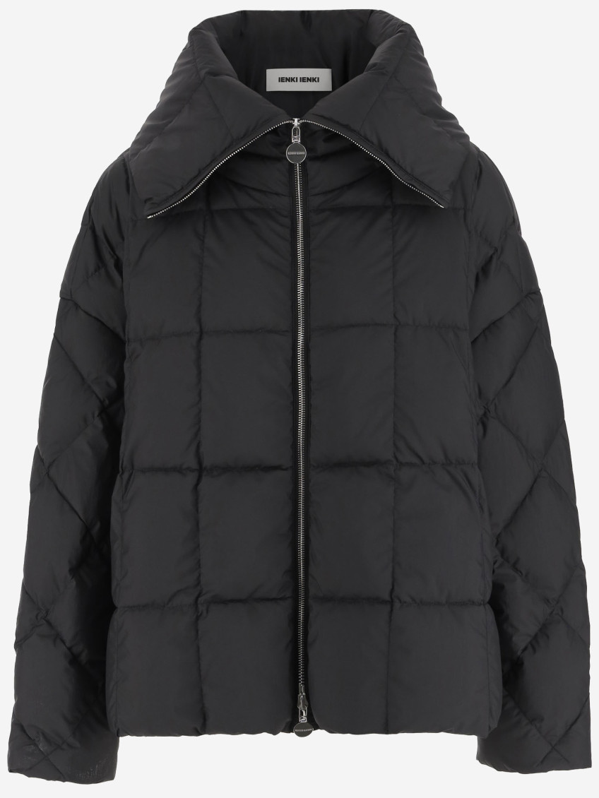 Ienki Ienki Nylon Padded Down Jacket In Black