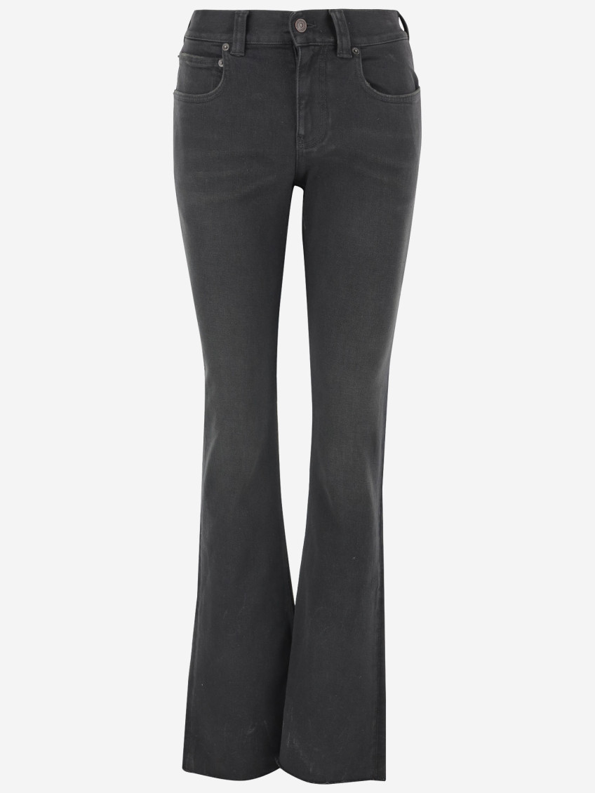Balenciaga Dark Grey Mid-rise Jeans