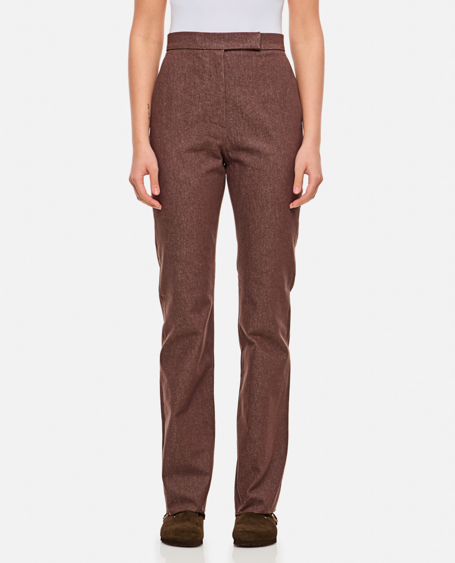 Max Mara Brown Straight Pant