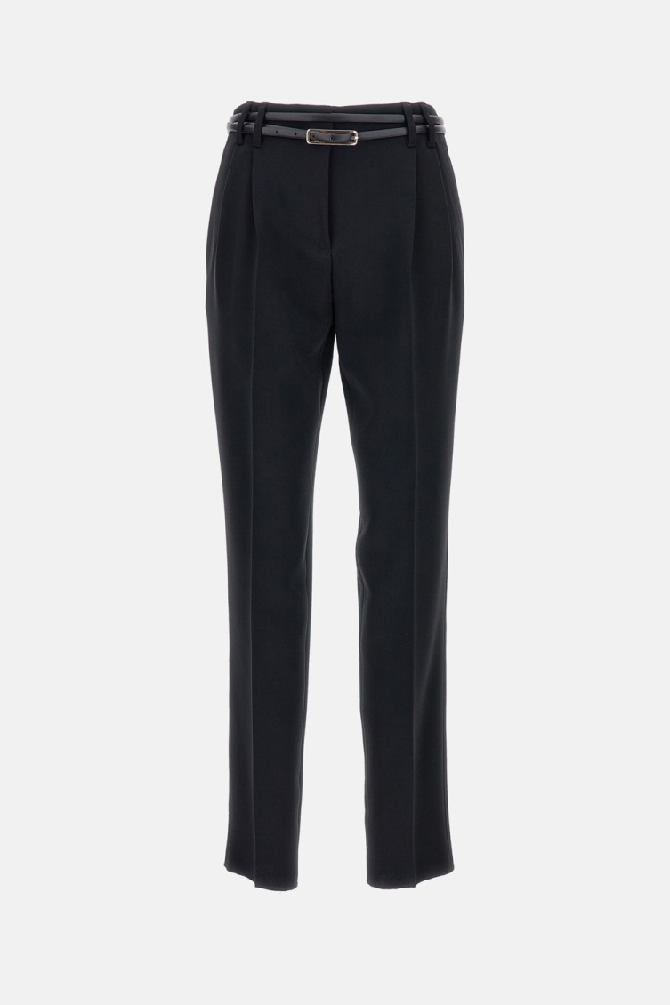 Max Mara Black Straight Pant