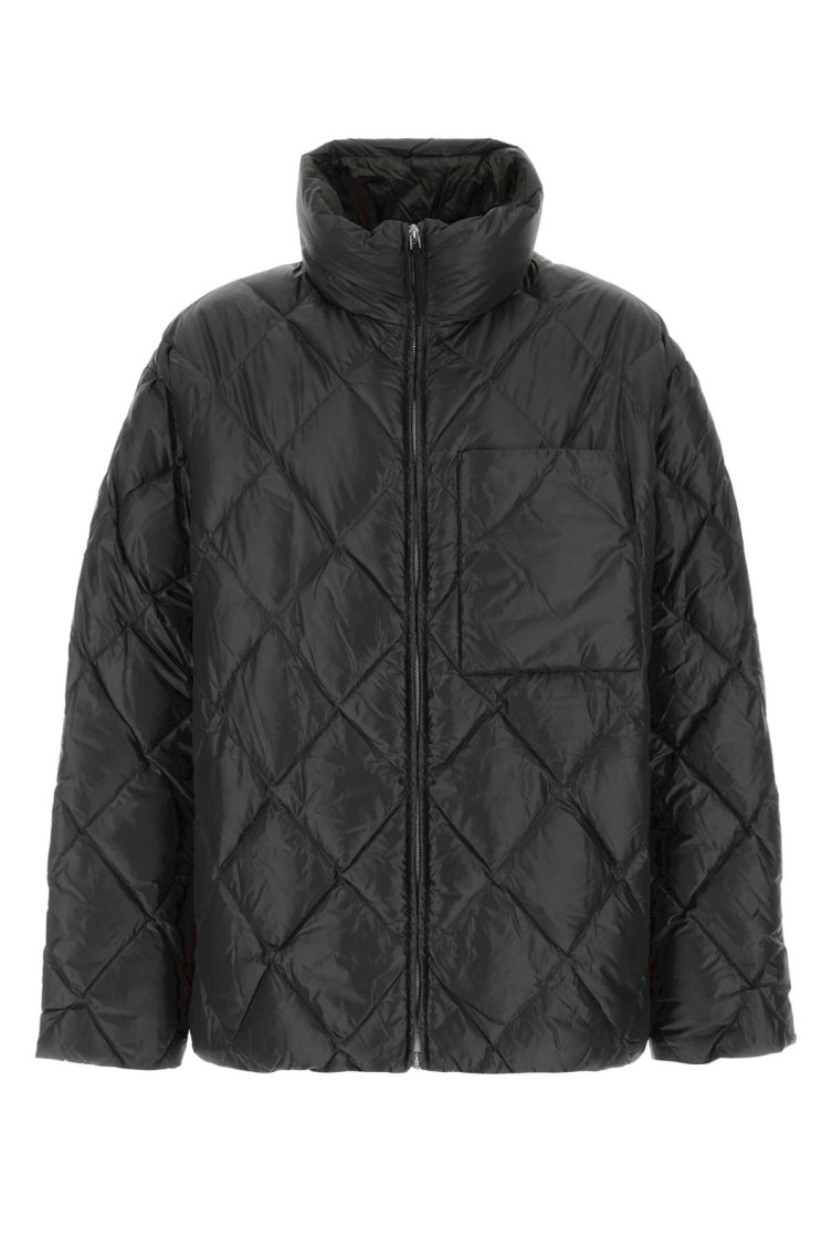 Jil Sander Black Quilted Jacket In Black