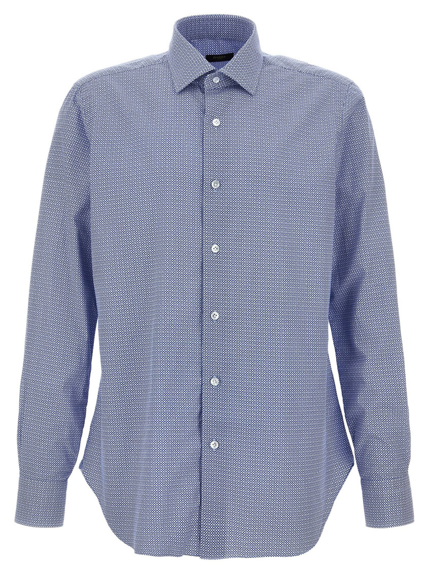 Barba Napoli Barba 'culto' Shirt In Light Blue