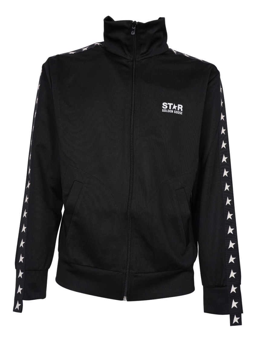 Golden Goose Deluxe Brand Black Polyester Denis Sweatshirt In Black