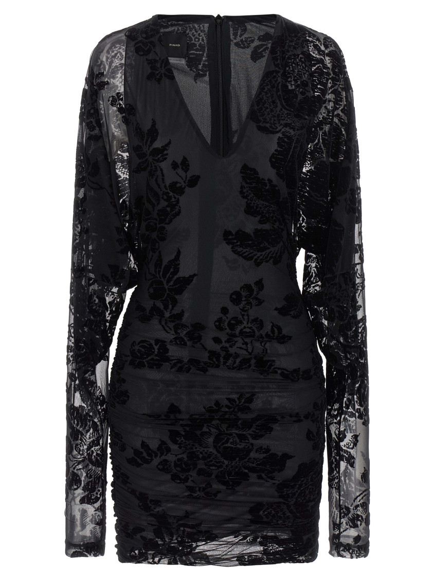 Pinko Roulette Dress In Black