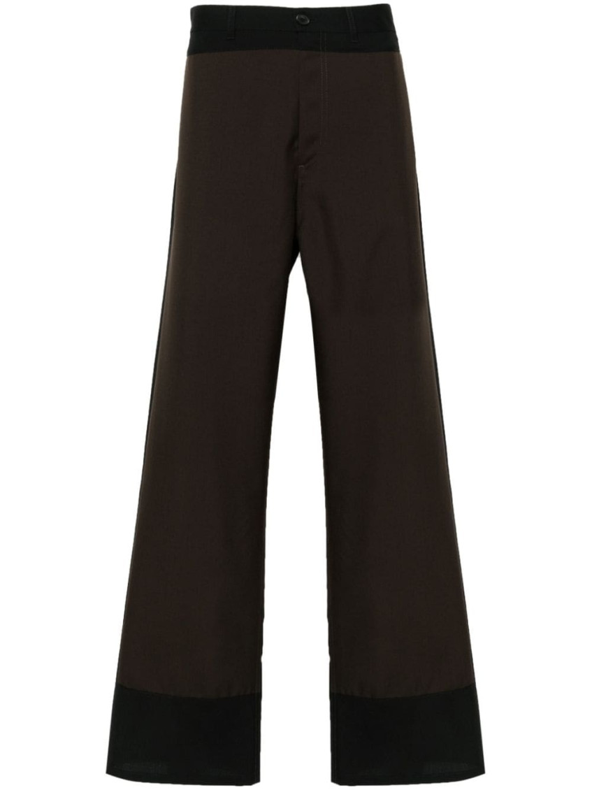 Shop Marni Black Wide Leg Jeans