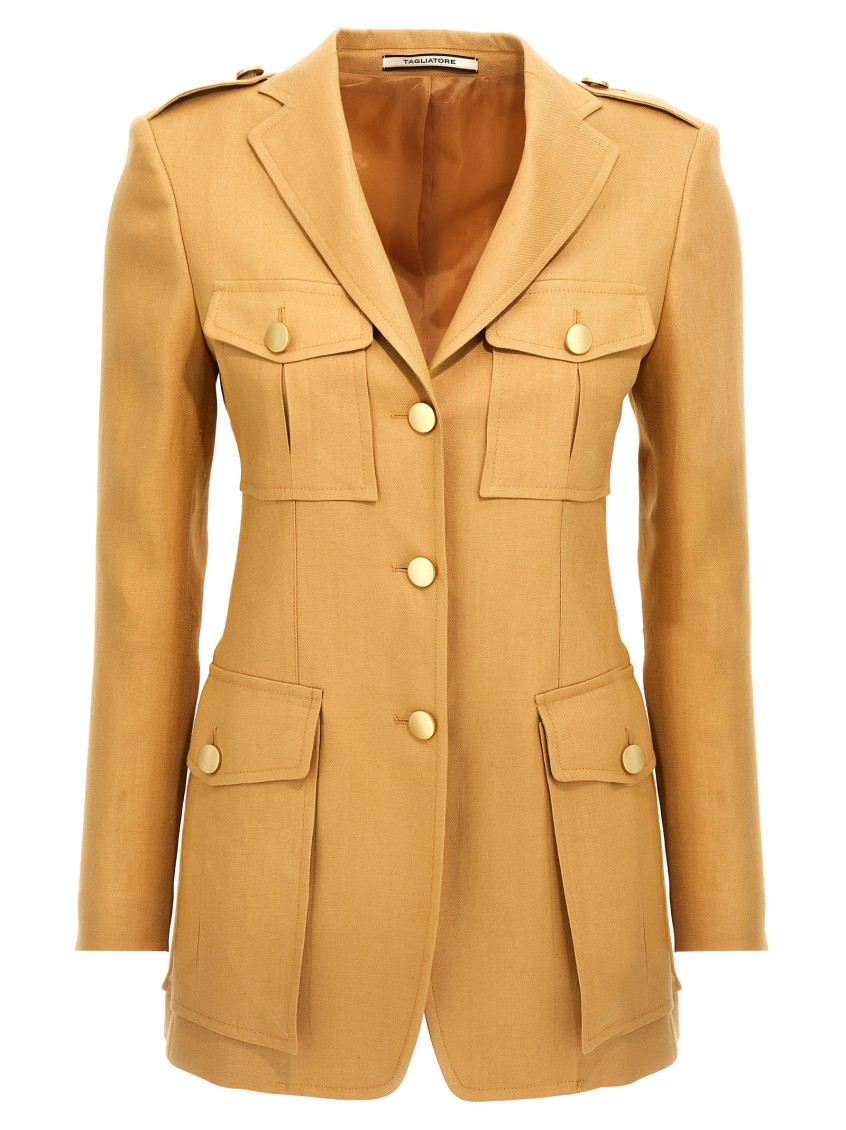 Tagliatore Giamila Blazer And Suits Beige In Beige