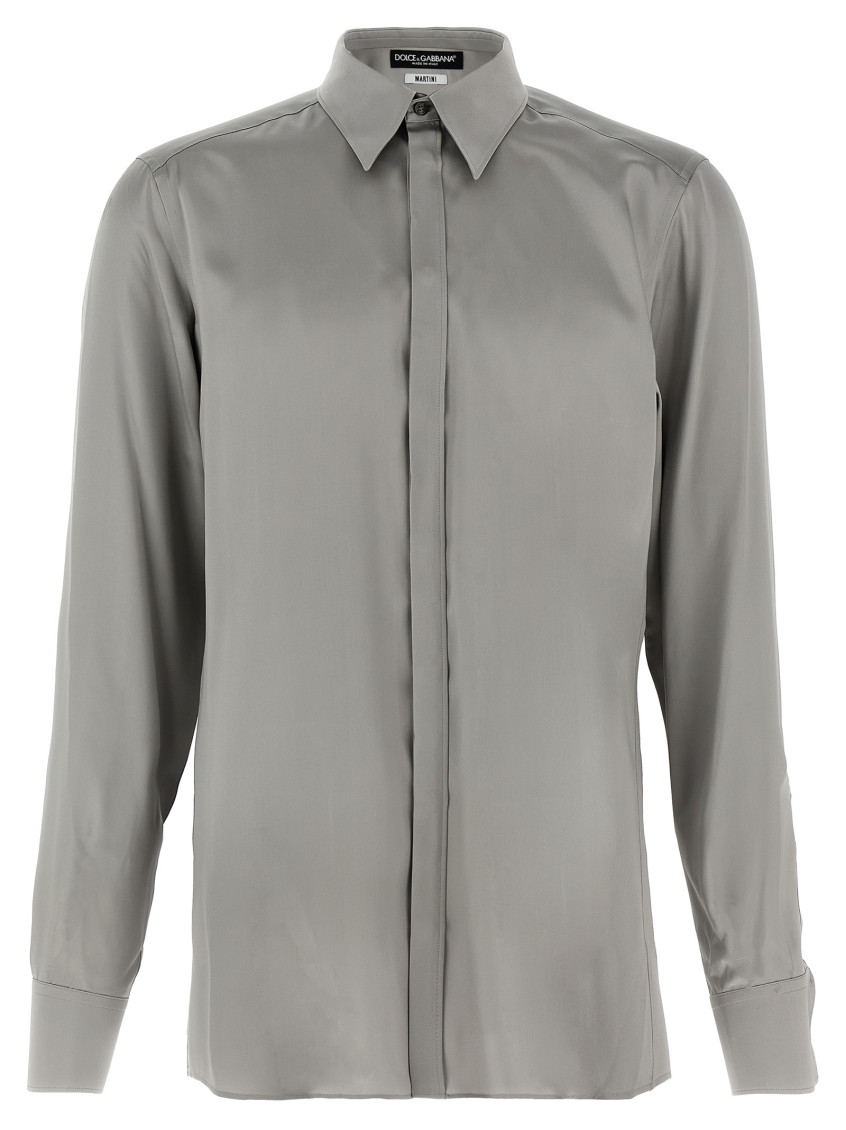 Dolce & Gabbana Martini Shirt And Blouse In Grey