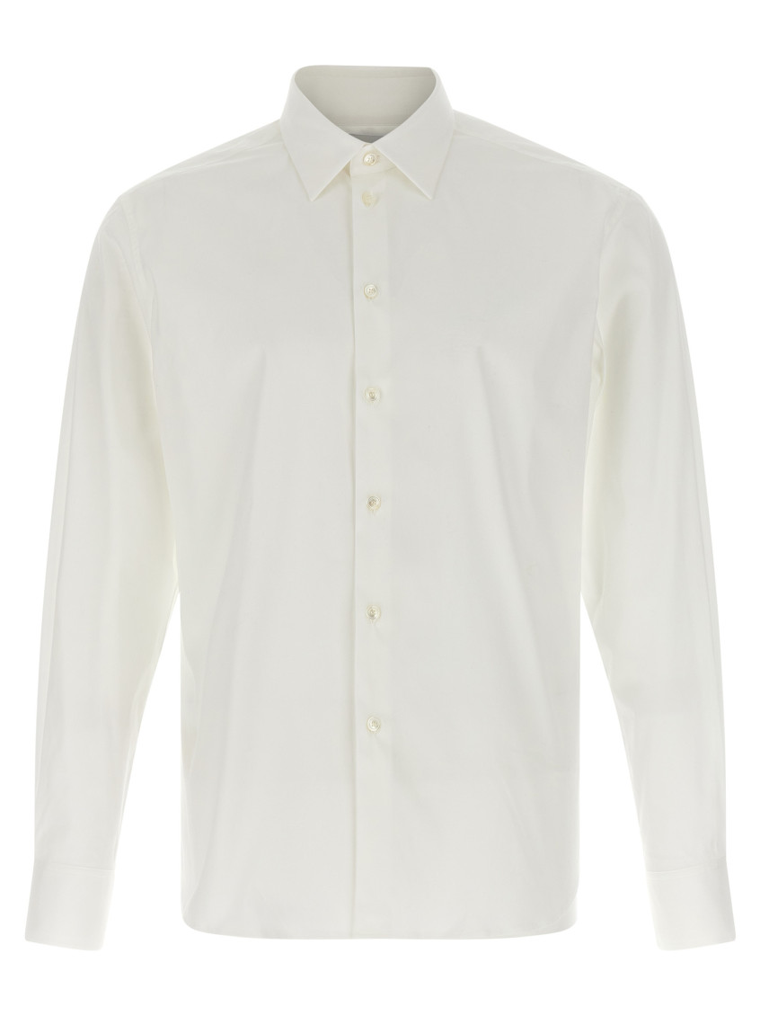 Ferragamo Poplin Shirt Shirt And Blouse In White