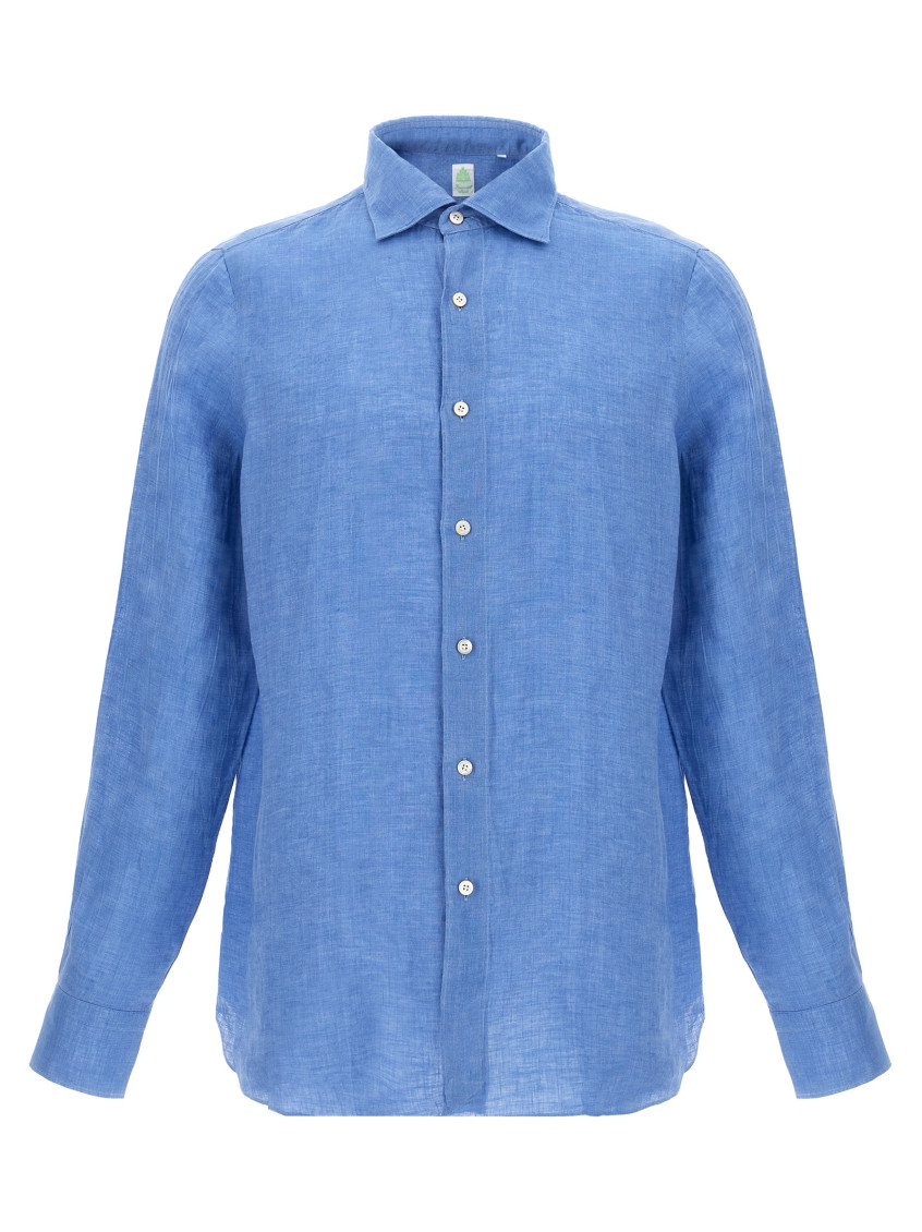 Finamore 1925 Finamore 'gaeta' Shirt In Blue