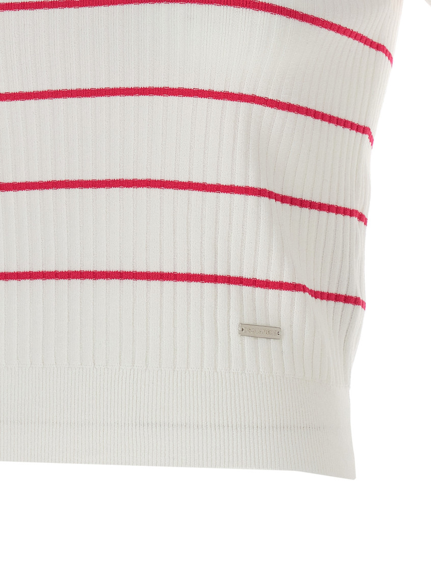 Tシャツ・カットソー D SQUARED2 SS24 'Striped' polo shirt (S72HA1194D13015 961) Dsquared2 Striped Polo Shirt - Multicolour | S72HA1194D13015961