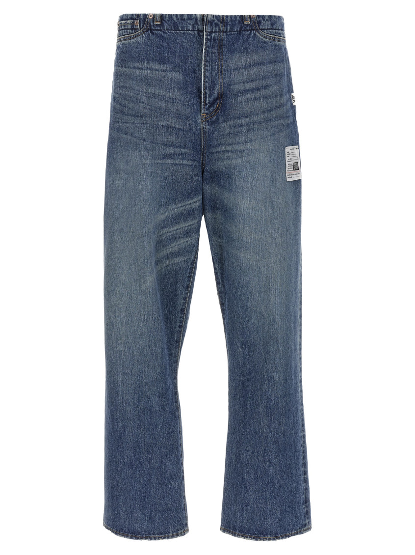 MAISON YASUHIRO BLUE STONEWASHED JEANS