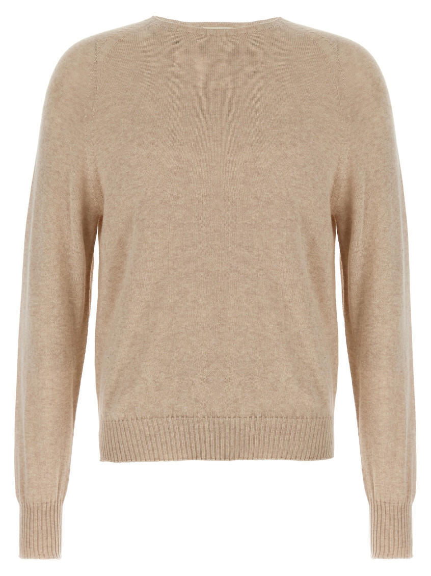 Ma'ry'ya Cashmere Cotton Sweater In Neutral