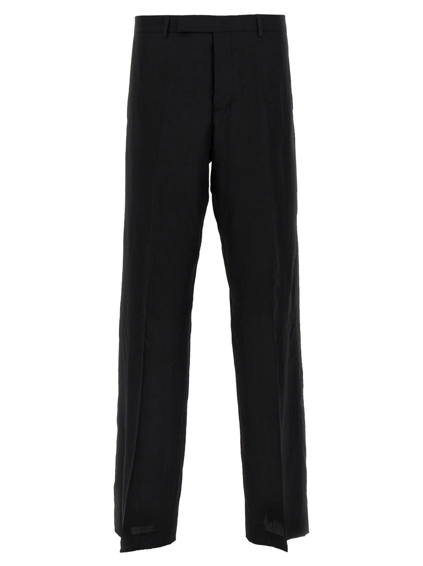 Rick Owens Black Tailored Dietrich Pants In Black