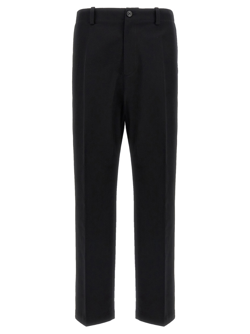 Moncler Men's Frgmt Cotton Trousers In Black