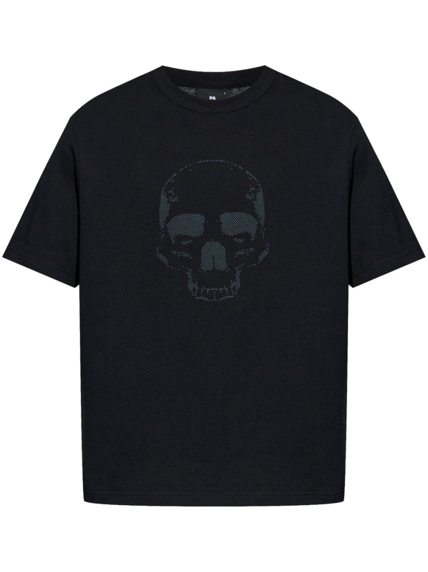 Paul Smith Black Crewneck Graphic T-shirt