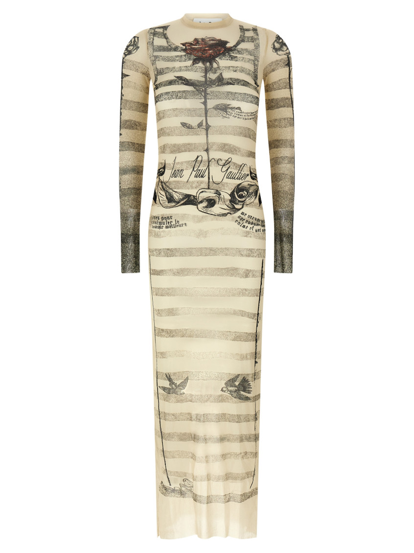 Jean Paul Gaultier Multicolor Tulle Dress