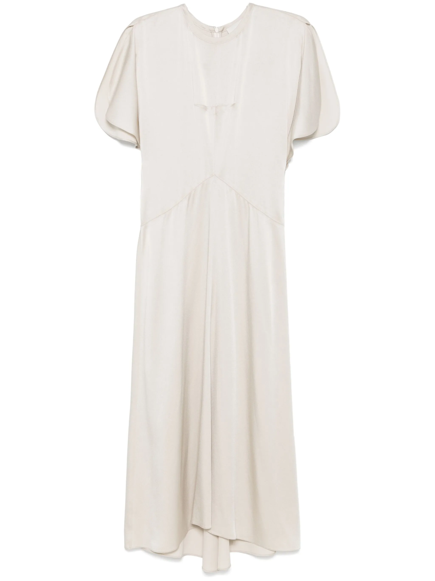 Isabel Marant Keany Midi Dress Flutter Sleeves
