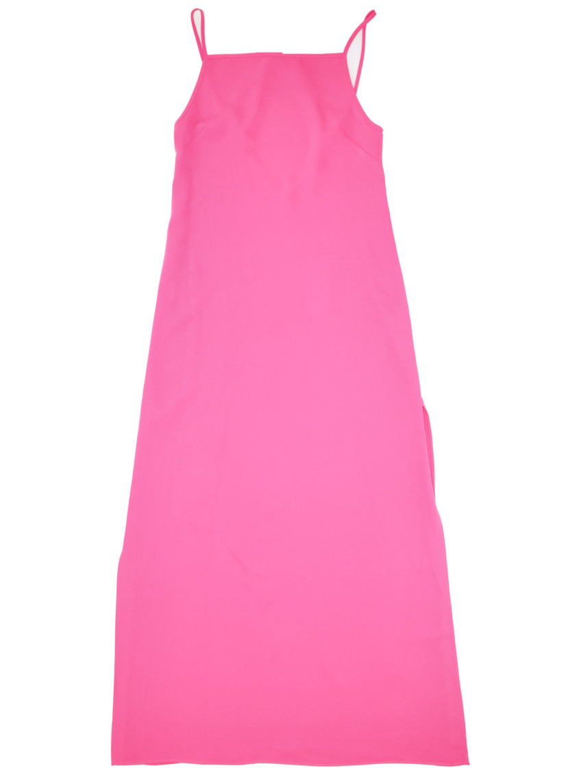 P.a.r.o.s.h Bow Detail Midi Length Spaghetti Straps Dress