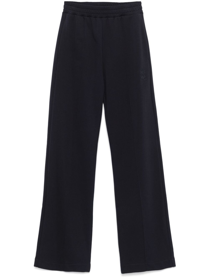 Dondup Navy Blue Logo-embroidered Track Pants