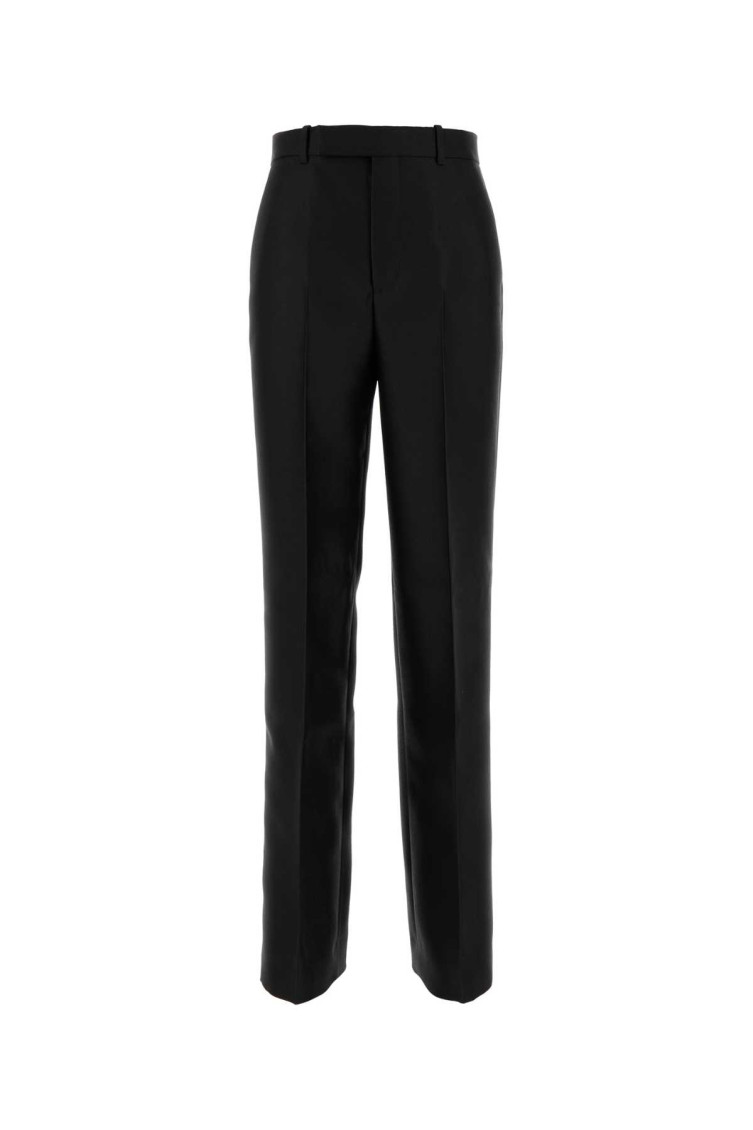 Gucci Wool Blend Trousers With Pockets And Crease