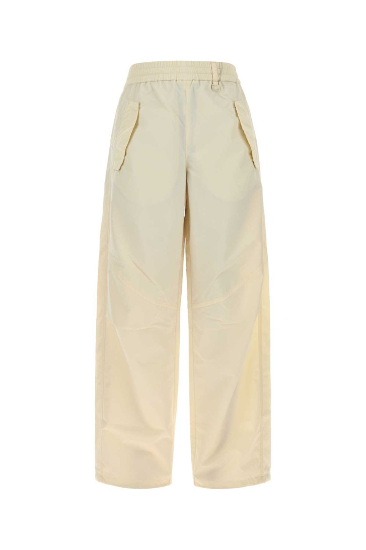 Herno Pantalone In Nylon Avorio  Donna