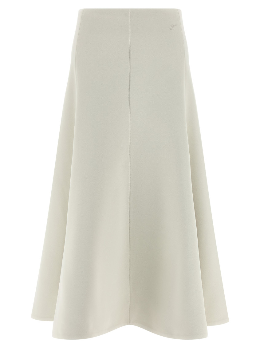 Jacquemus White Midi Skirt