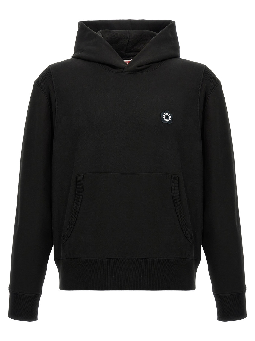Kenzo Black Gots Boke Flower Hoodie In Black