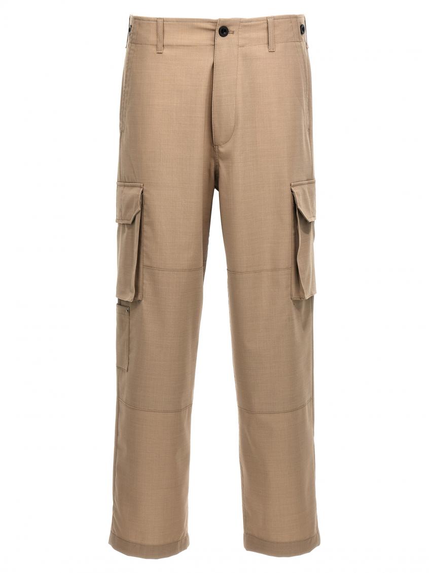 Department Five Beige Multi Pockets Pants In Beige