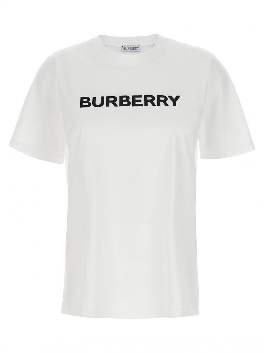 Burberry The Cotton T-shirt Is The Perfect Compromise Between Luxury And Basic Wear In Blackwhite