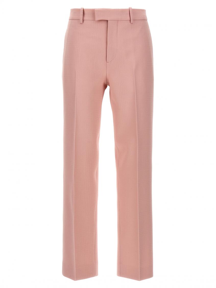 Burberry Pink Tailored Trousers In Light Pink