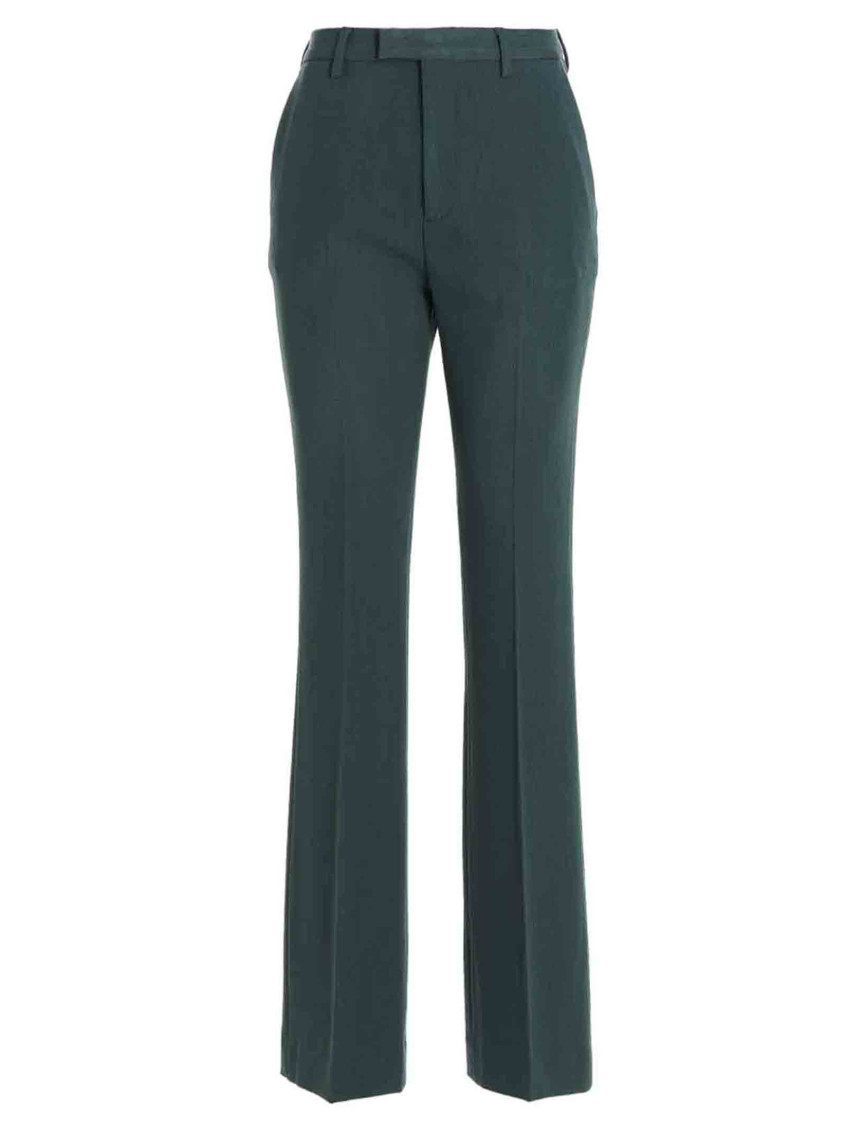 Cellar Door Vivian Flared Trousers In Green