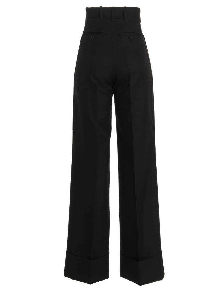 パンツ CAPASA Check pants Capasa Black Check pants for Women Online USA at Darveys.com