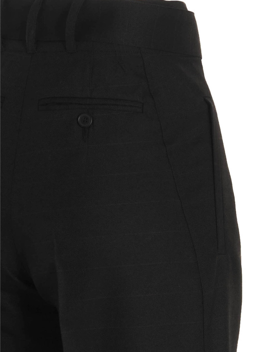 パンツ CAPASA Check pants Capasa Black Check pants for Women Online USA at Darveys.com