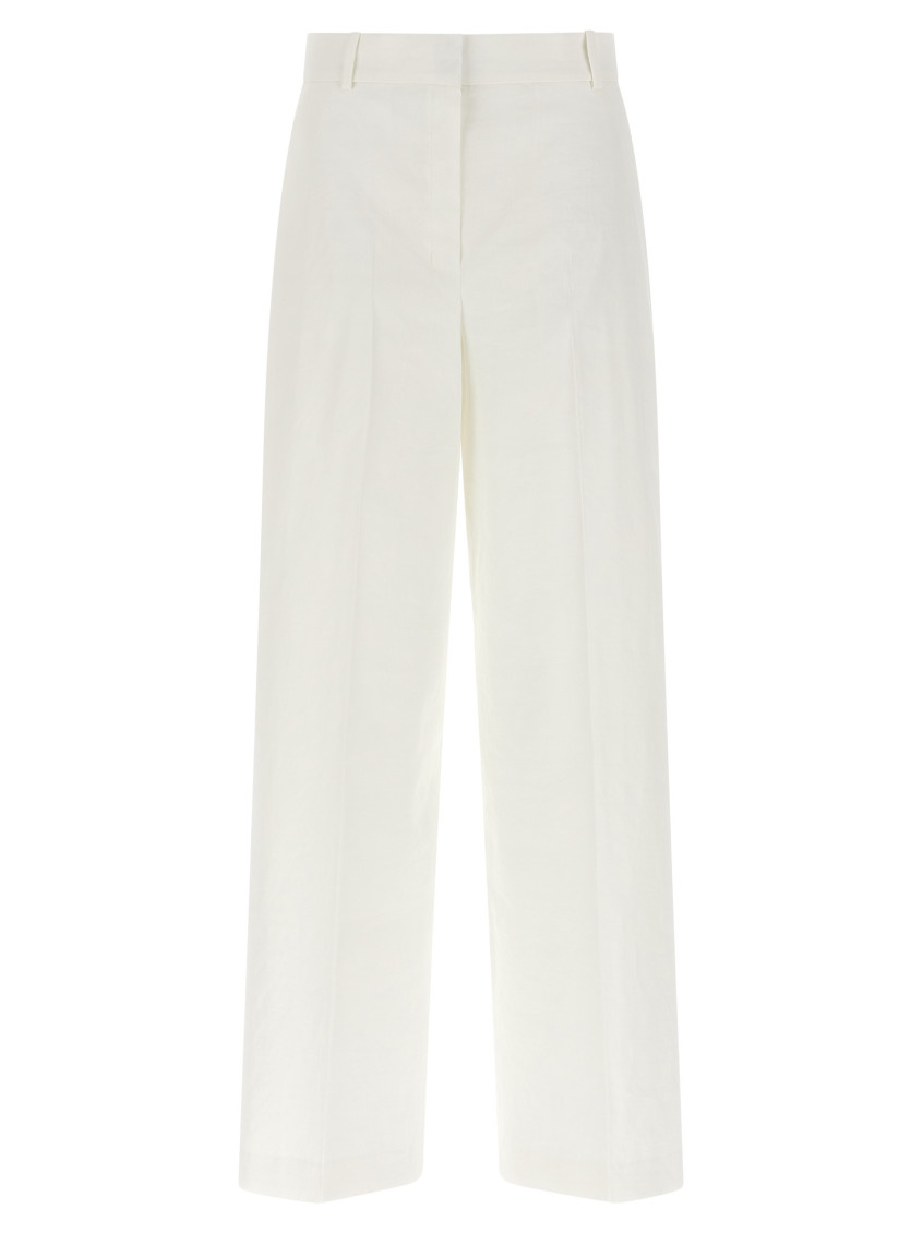 Theory Casual Admiral Trousers In White