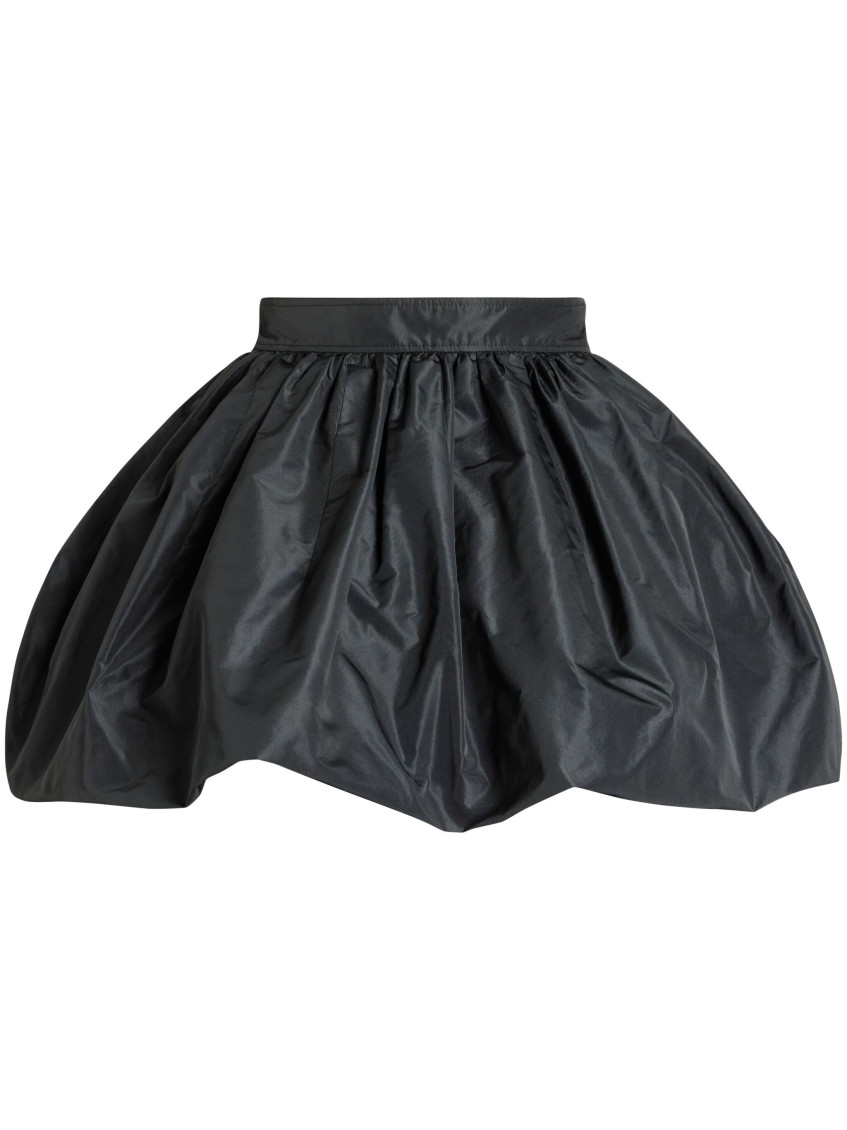 Shop Patou Black Bubble Mini Skirt