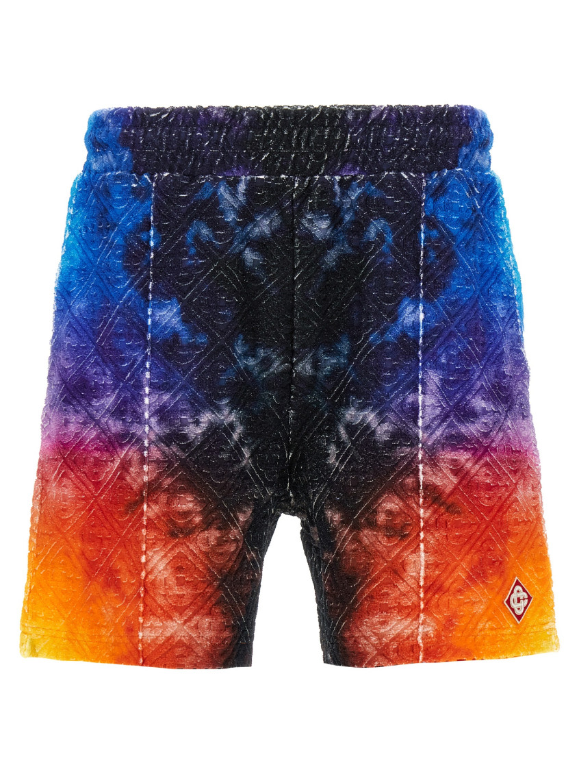 Casablanca The Gradient Towelling Bermuda And Short Multicolor In Multicolor