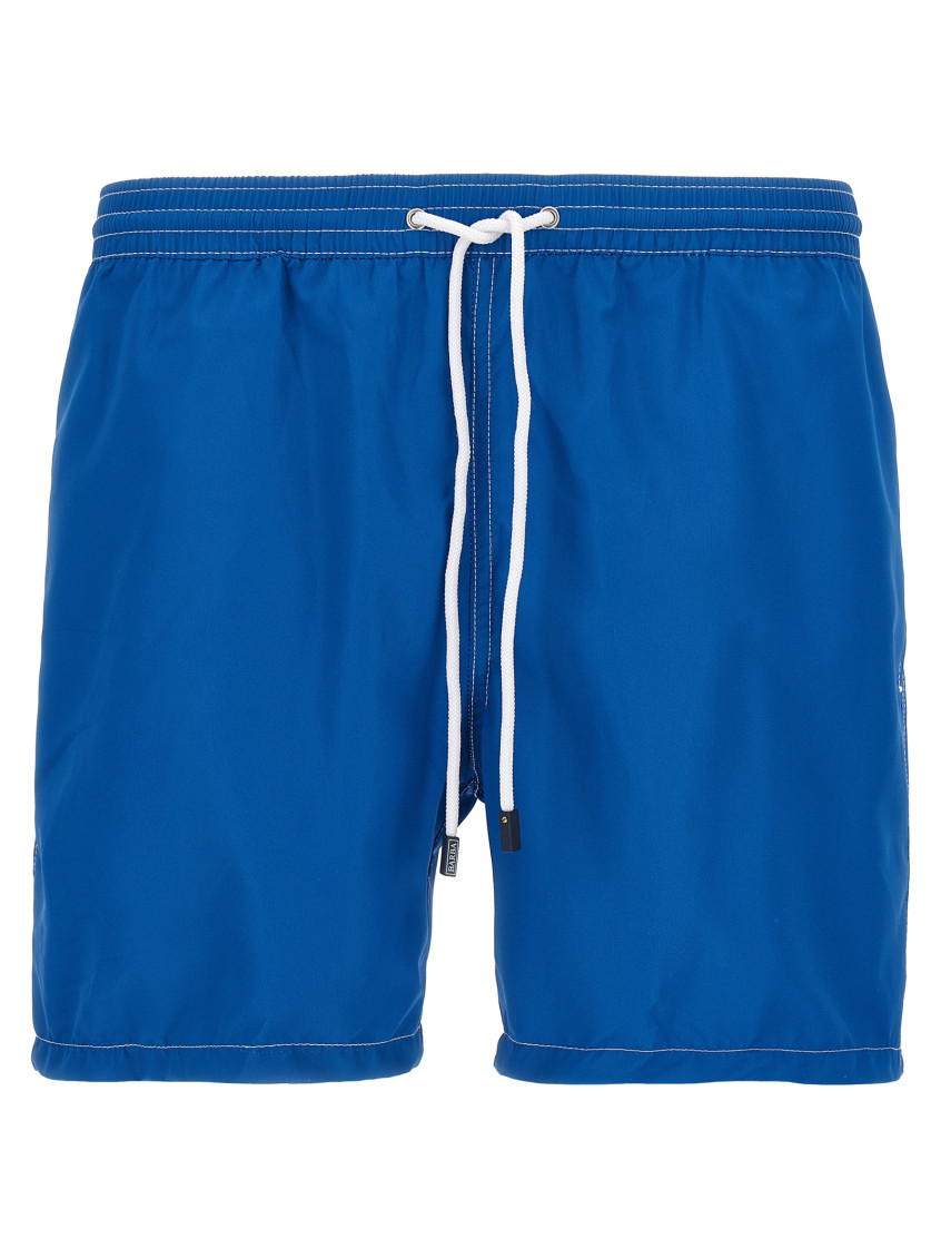 Barba Napoli Barba Short Swimsuit In Blue