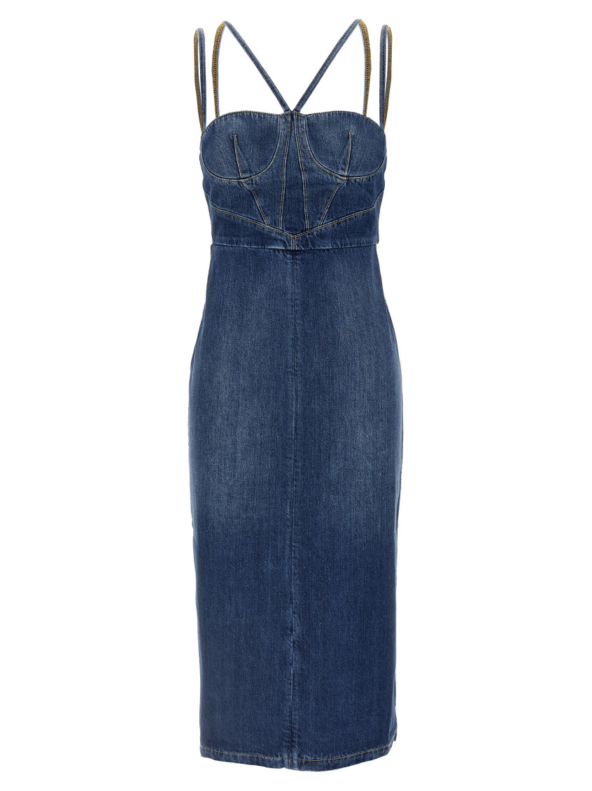 ワンピース NENSI DOJAKA Denim dress Blue Nensi Dojaka Blue Denim dress for Women Online USA at