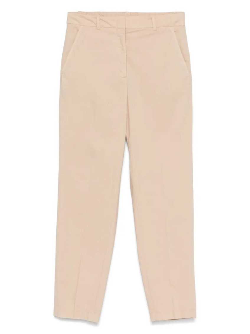 Incotex Trousers With Belt Loops And Pockets In Beige