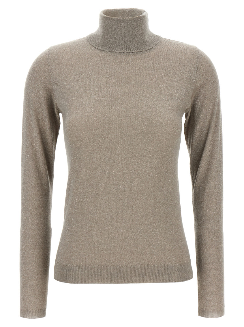 Brunello Cucinelli Sparkling Sweaters And Cardigans Beige